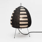 Kora Graphic Paper Lantern Table Lamp — Style B