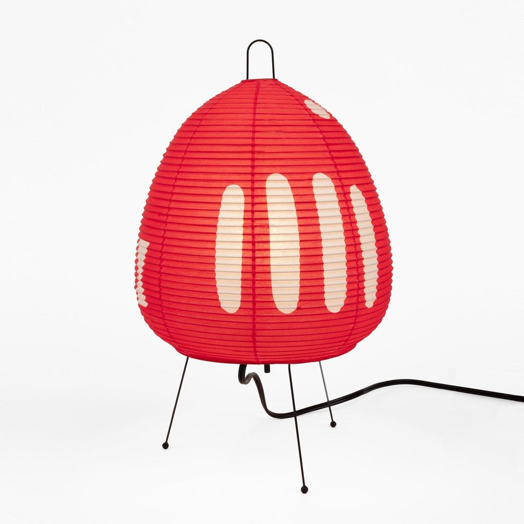 Kora Graphic Paper Lantern Table Lamp — Style C
