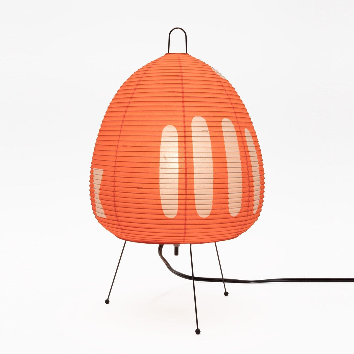 Kora Graphic Paper Lantern Table Lamp — Style D