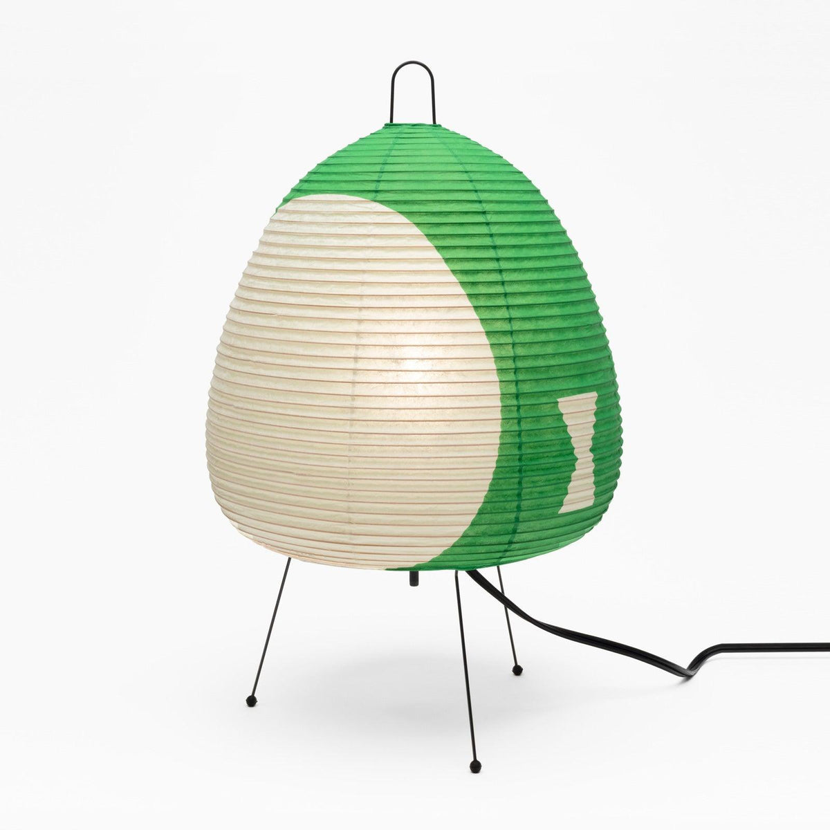 Kora Graphic Paper Lantern Table Lamp — Style F