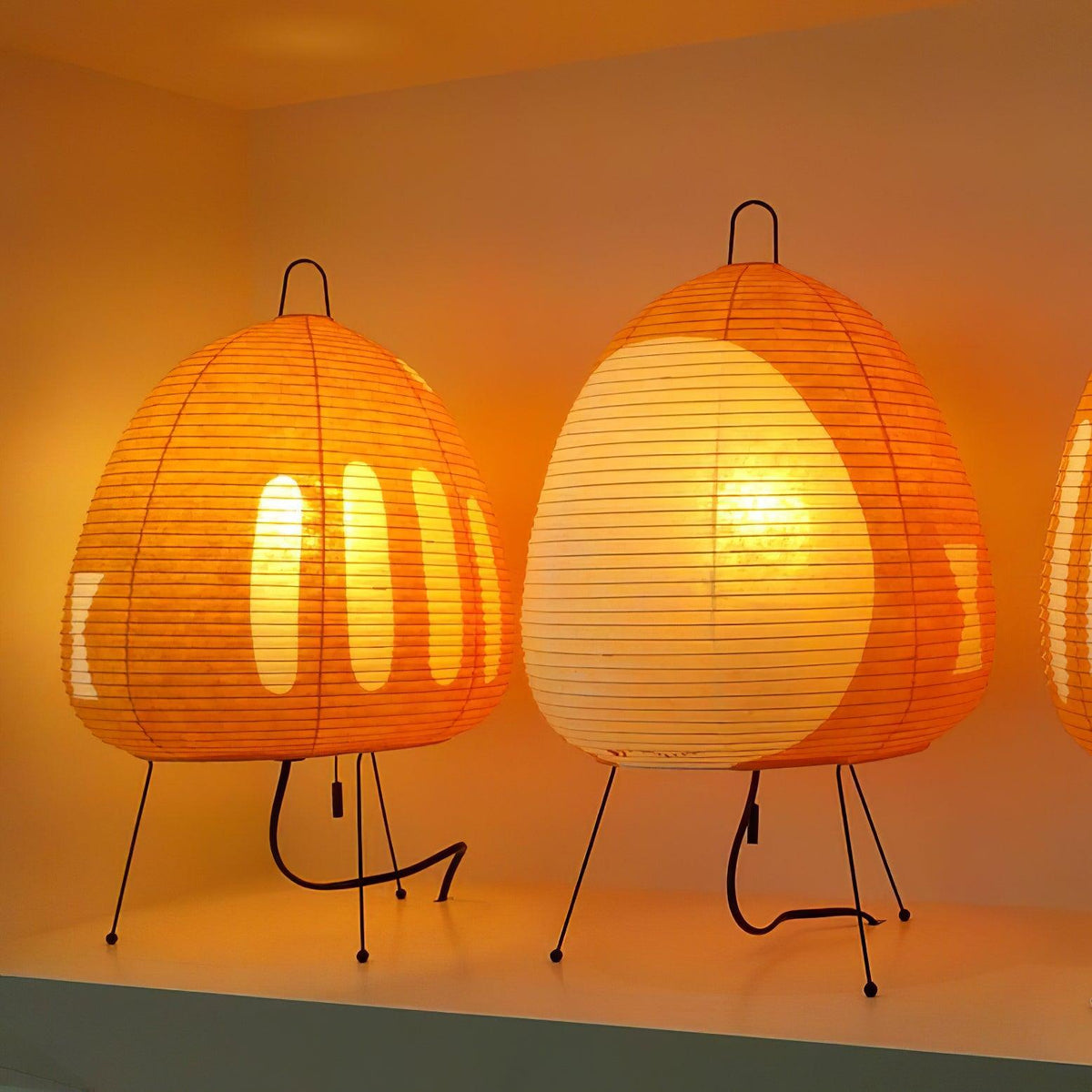 Kora Graphic Paper Lantern Table Lamp — product detail 10