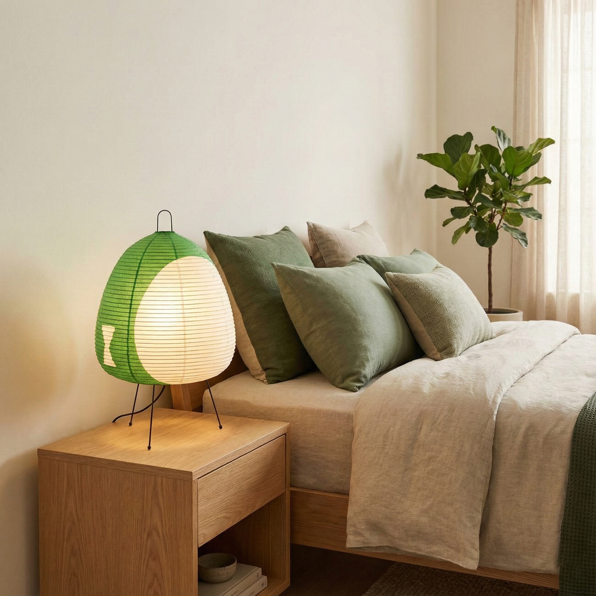 Kora Graphic Paper Lantern Table Lamp — product detail 11