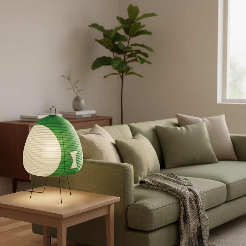 Kora Graphic Paper Lantern Table Lamp — product detail 13