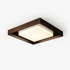 Kurin Wood Frame LED Ceiling Light - product view 1