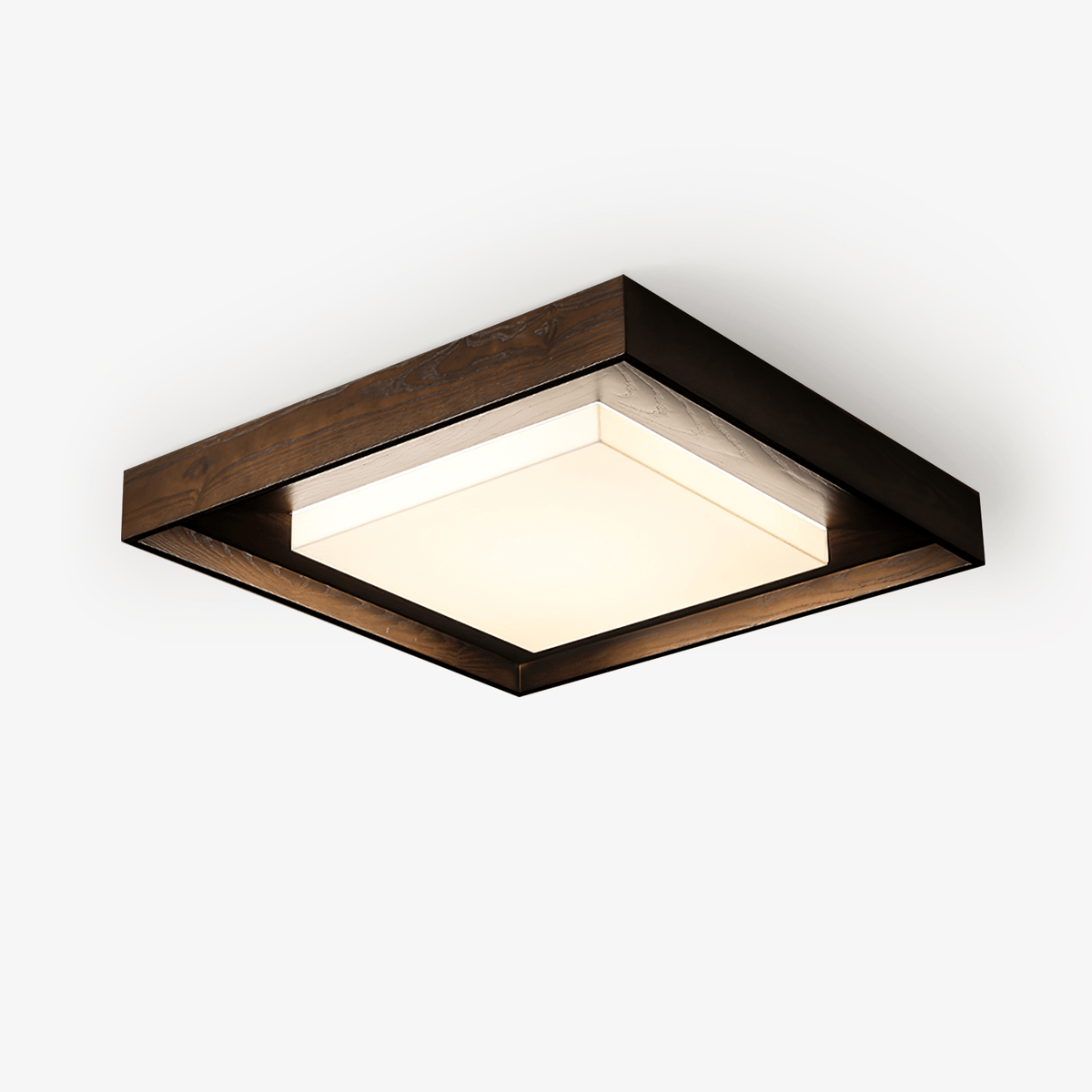 Kurin Wood Frame LED Ceiling Light - product view 1