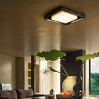Kurin Wood Frame LED Ceiling Light - product view 8