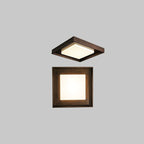 Kurin Wood Frame LED Ceiling Light - product view 14