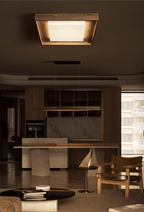 Kurin Wood Frame LED Ceiling Light - product view 25
