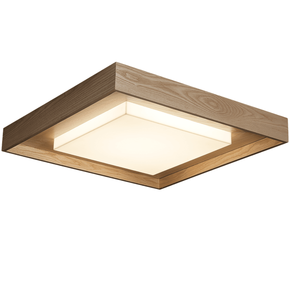 Kurin Wood Frame LED Ceiling Light - product view 27