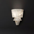 Laboratory Alabaster Geometric Wall Light – wall sconce product view 5