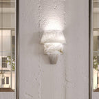Laboratory Alabaster Geometric Wall Light – wall sconce product view 7