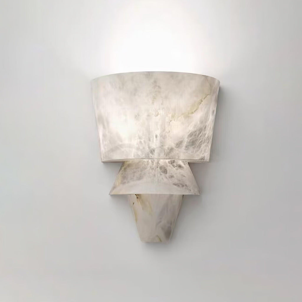Laboratory Alabaster Geometric Wall Light – wall sconce product view 24