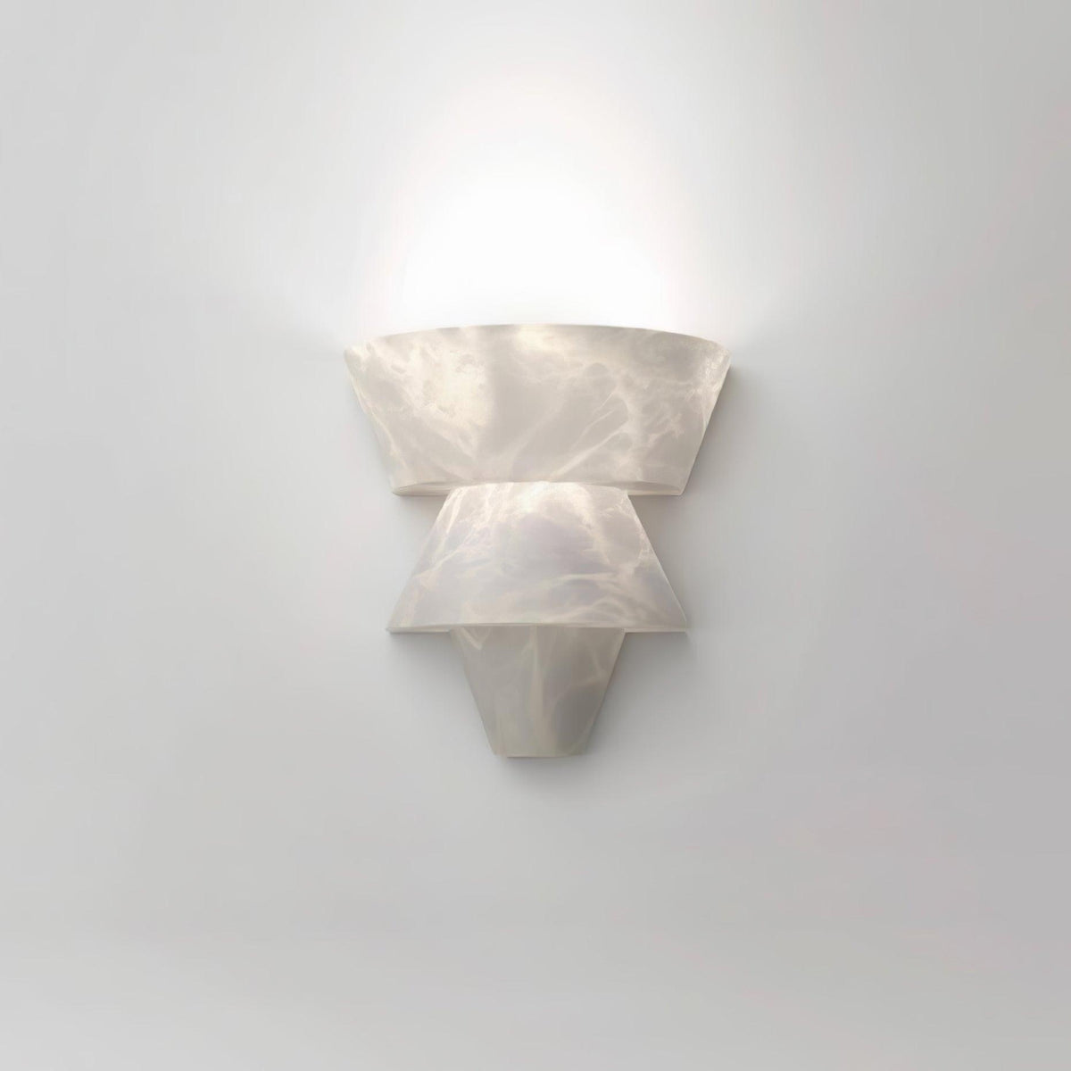 Laboratory Alabaster Geometric Wall Light – wall sconce product view 30