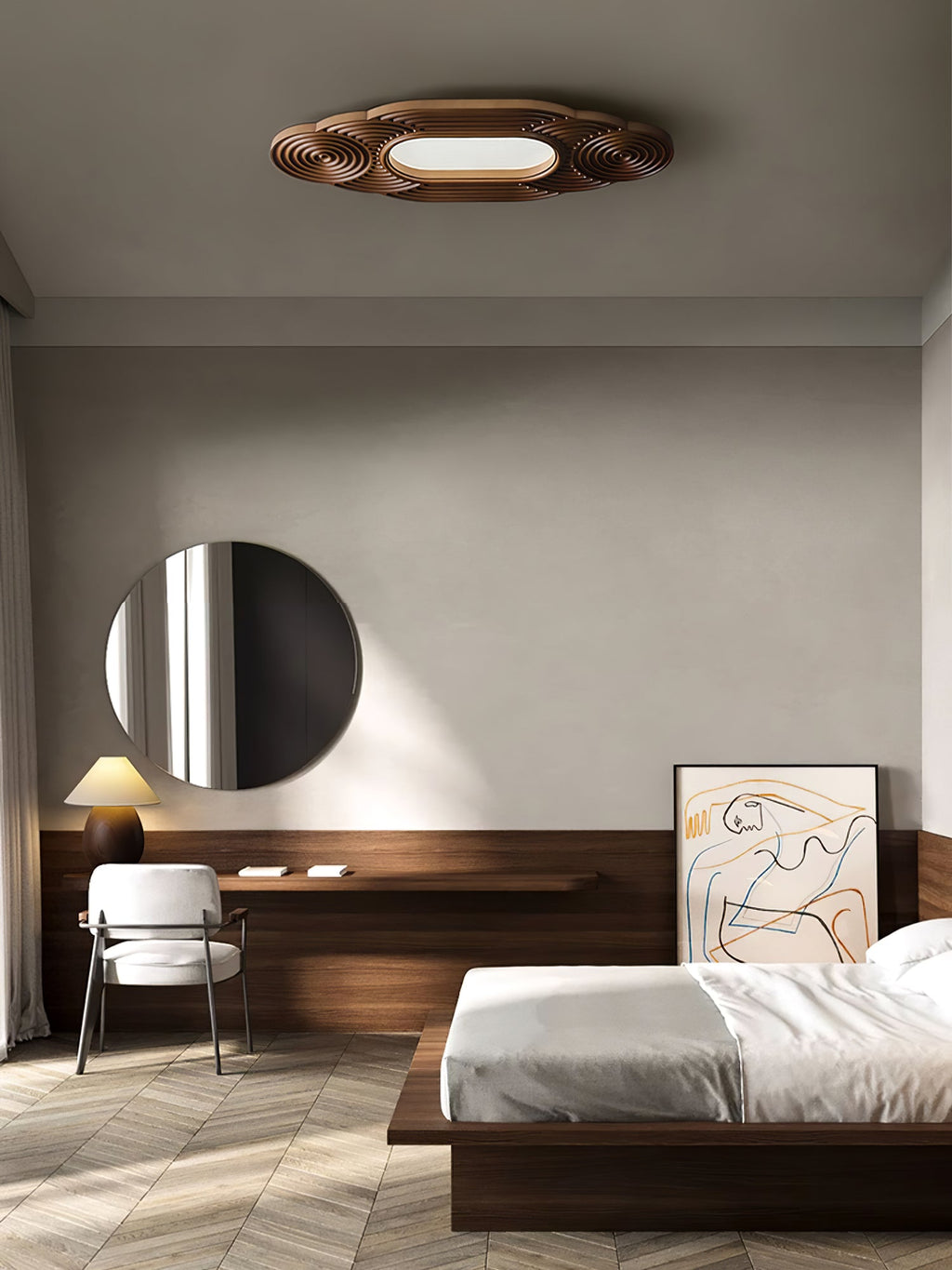 Lianyan Ceiling Lamp — product and interior detail 9