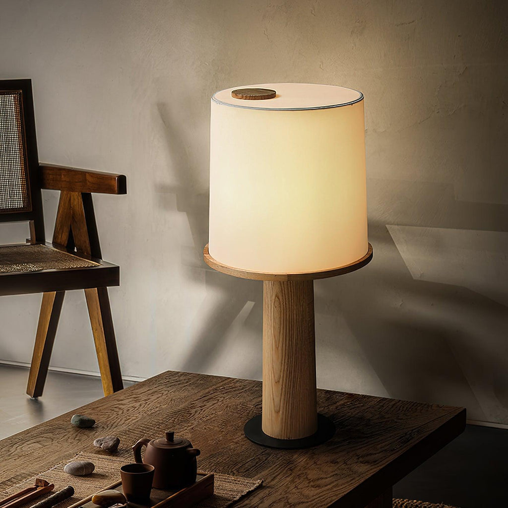 Light And Shadow Bottle Table Lamp — product and interior detail 3