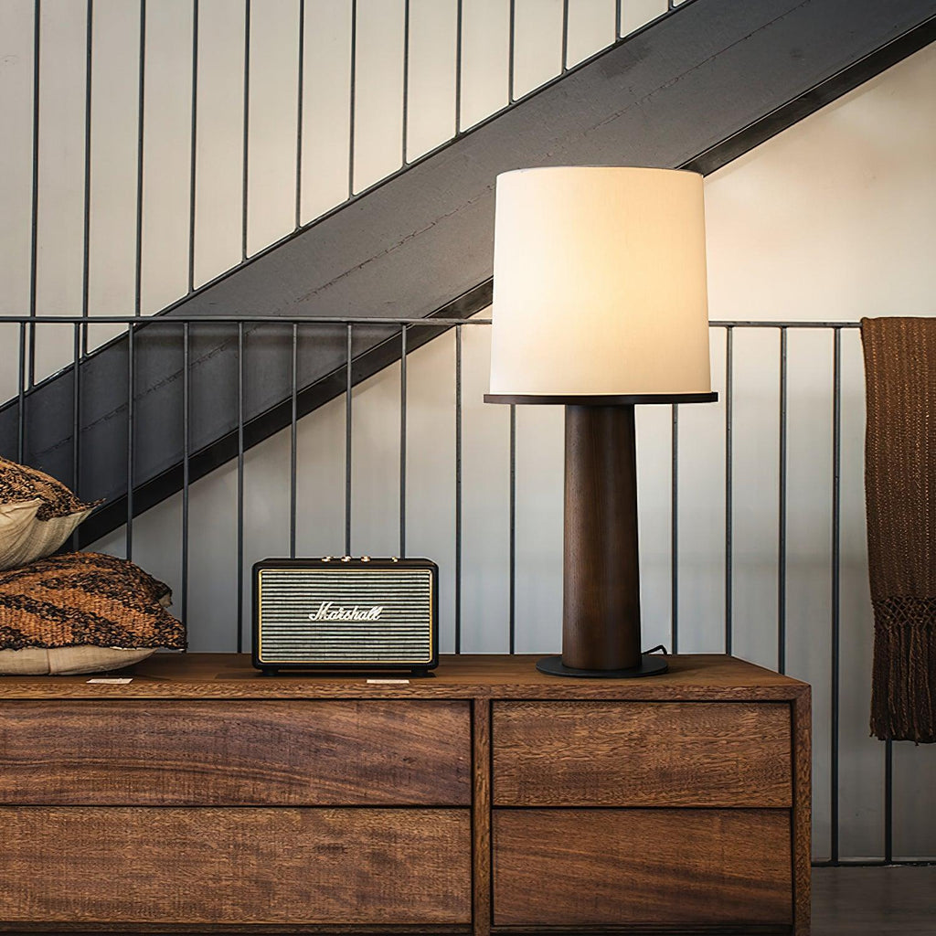 Light And Shadow Bottle Table Lamp — product and interior detail 4
