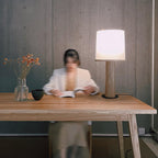 Light And Shadow Bottle Table Lamp — product and interior detail 6