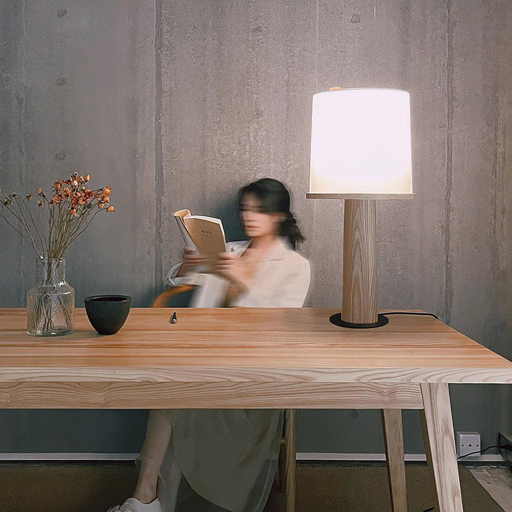 Light And Shadow Bottle Table Lamp — product and interior detail 7