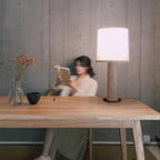 Light And Shadow Bottle Table Lamp — product and interior detail 7