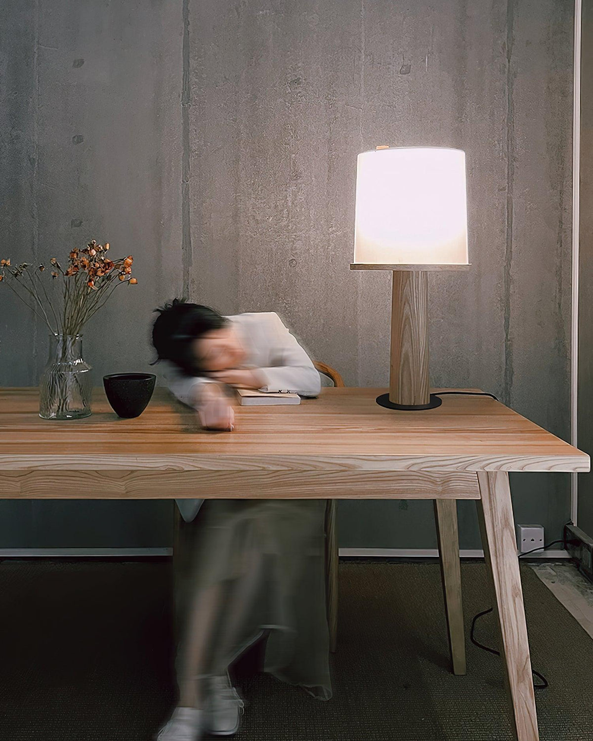 Light And Shadow Bottle Table Lamp — product and interior detail 9