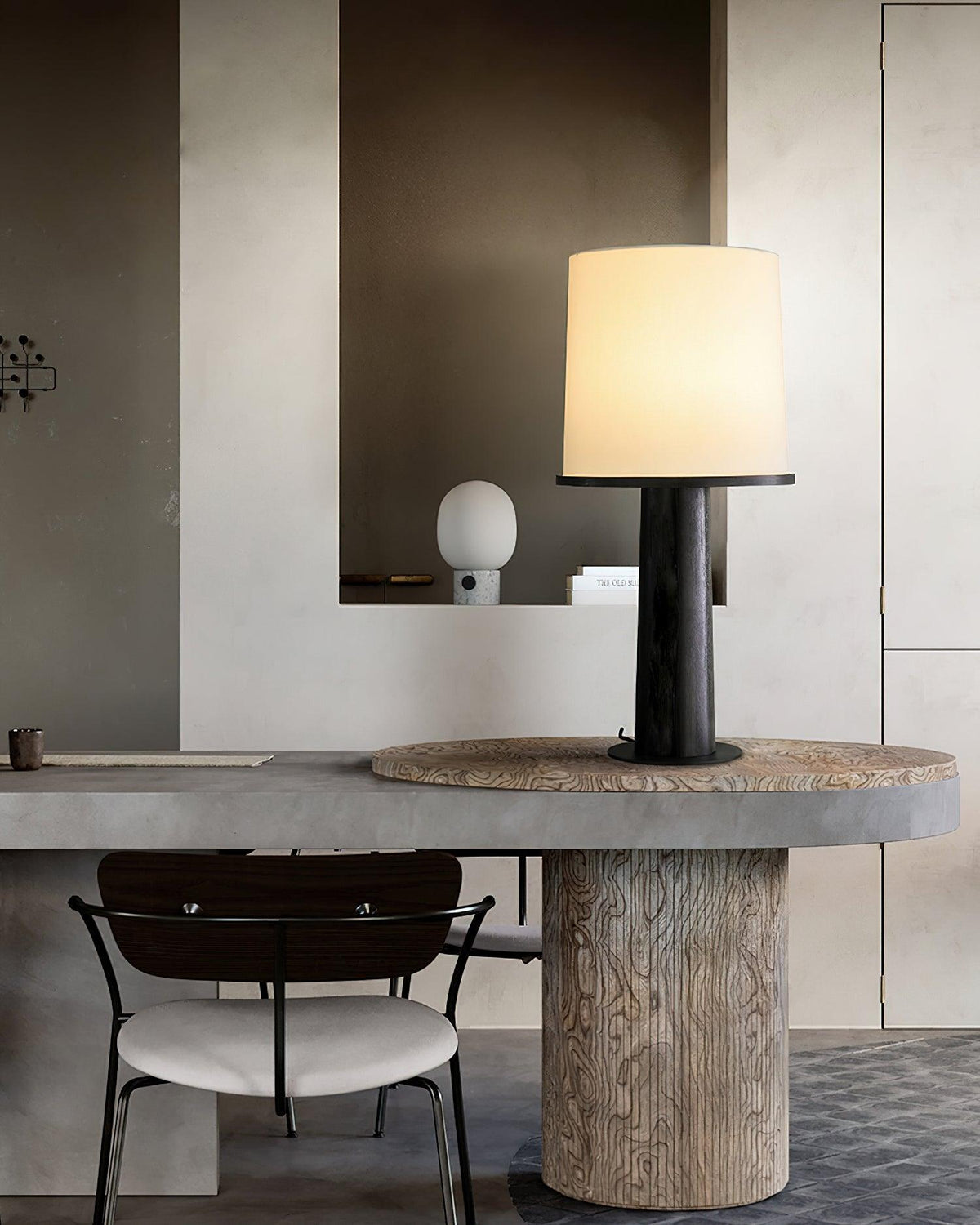 Light And Shadow Bottle Table Lamp — product and interior detail 13