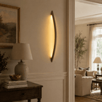 Linea Tapered Wood LED Wall Sconce - product view 2