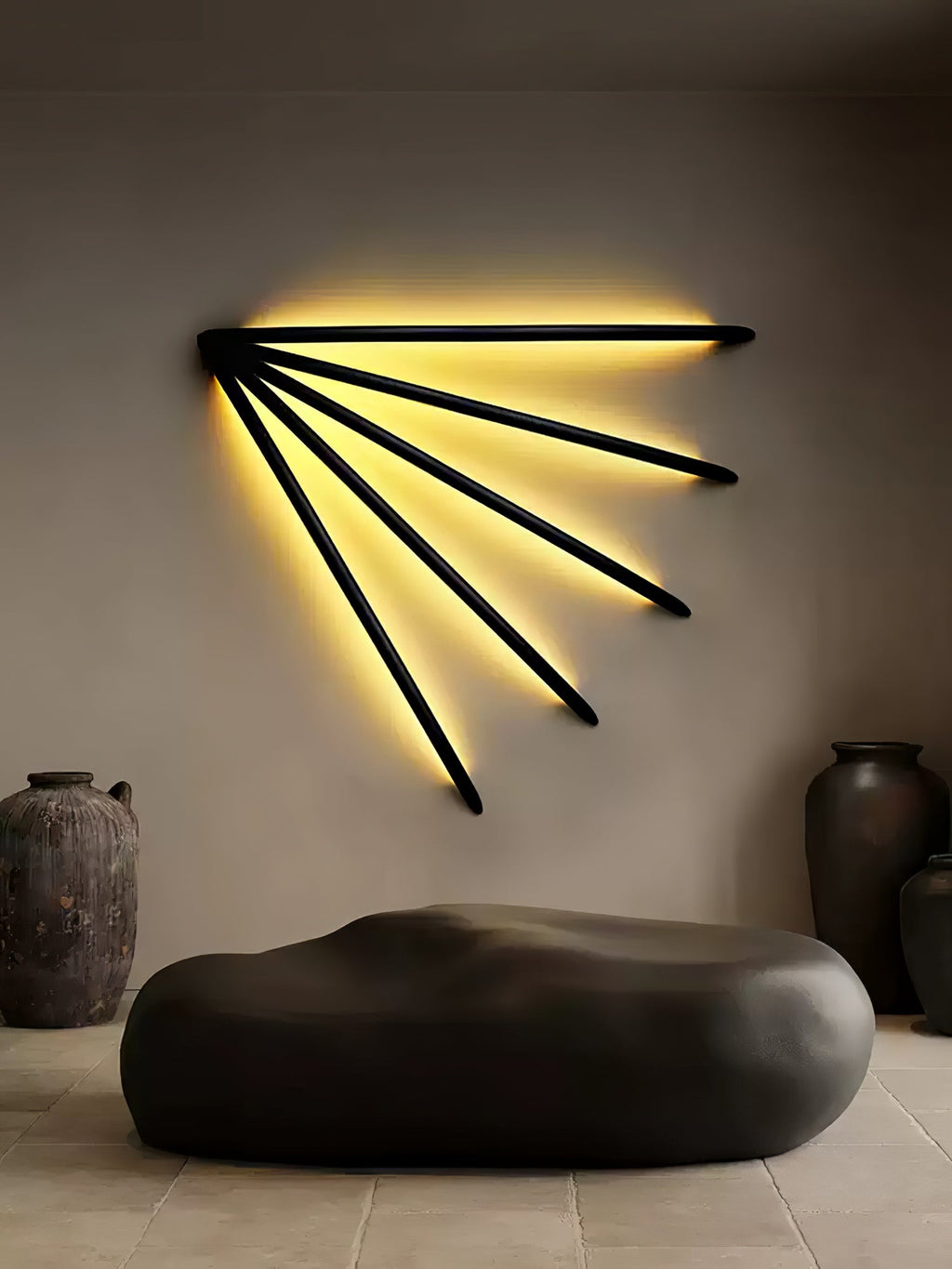 Linea Tapered Wood LED Wall Sconce - product view 11