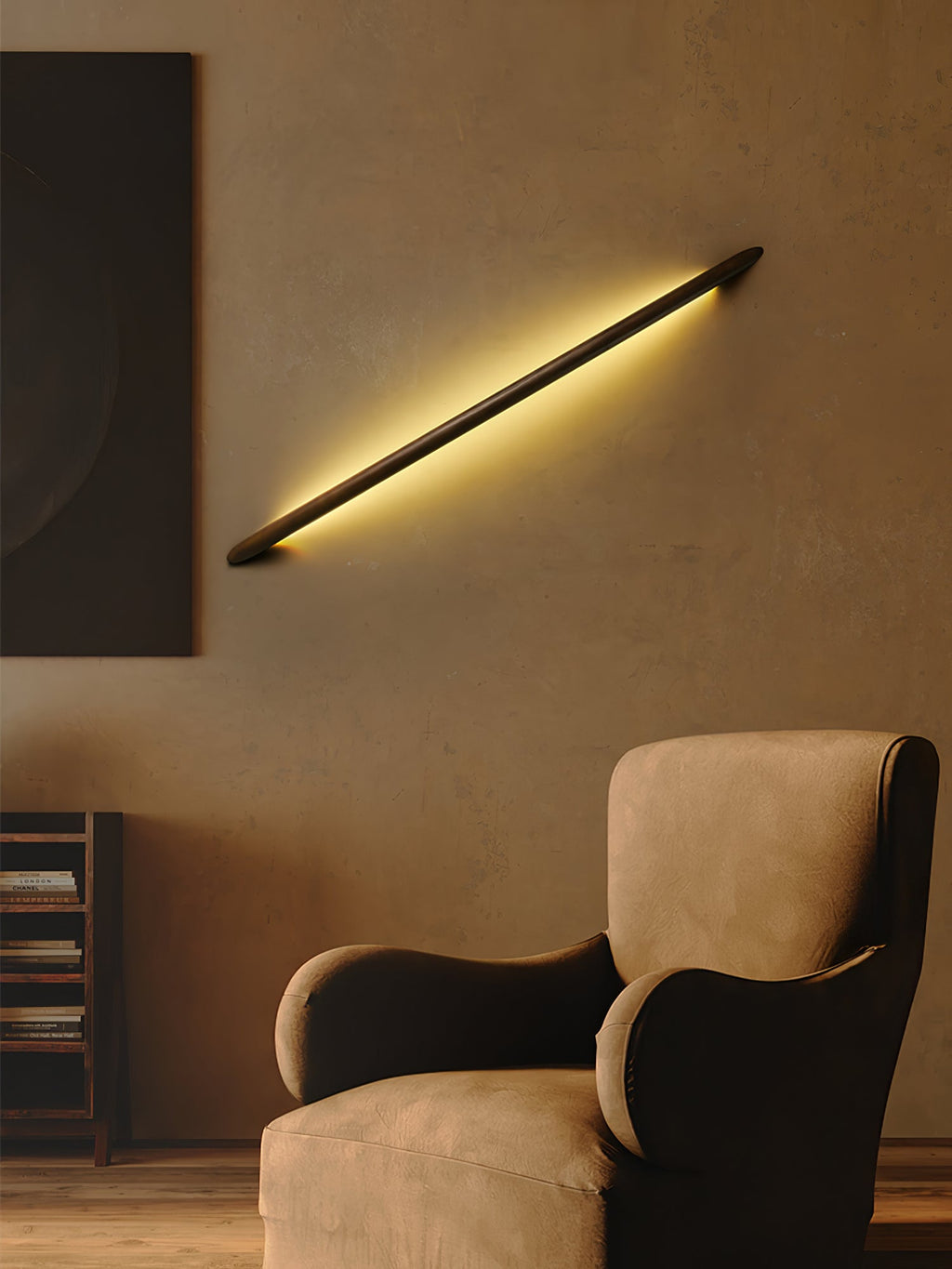 Linea Tapered Wood LED Wall Sconce - product view 16