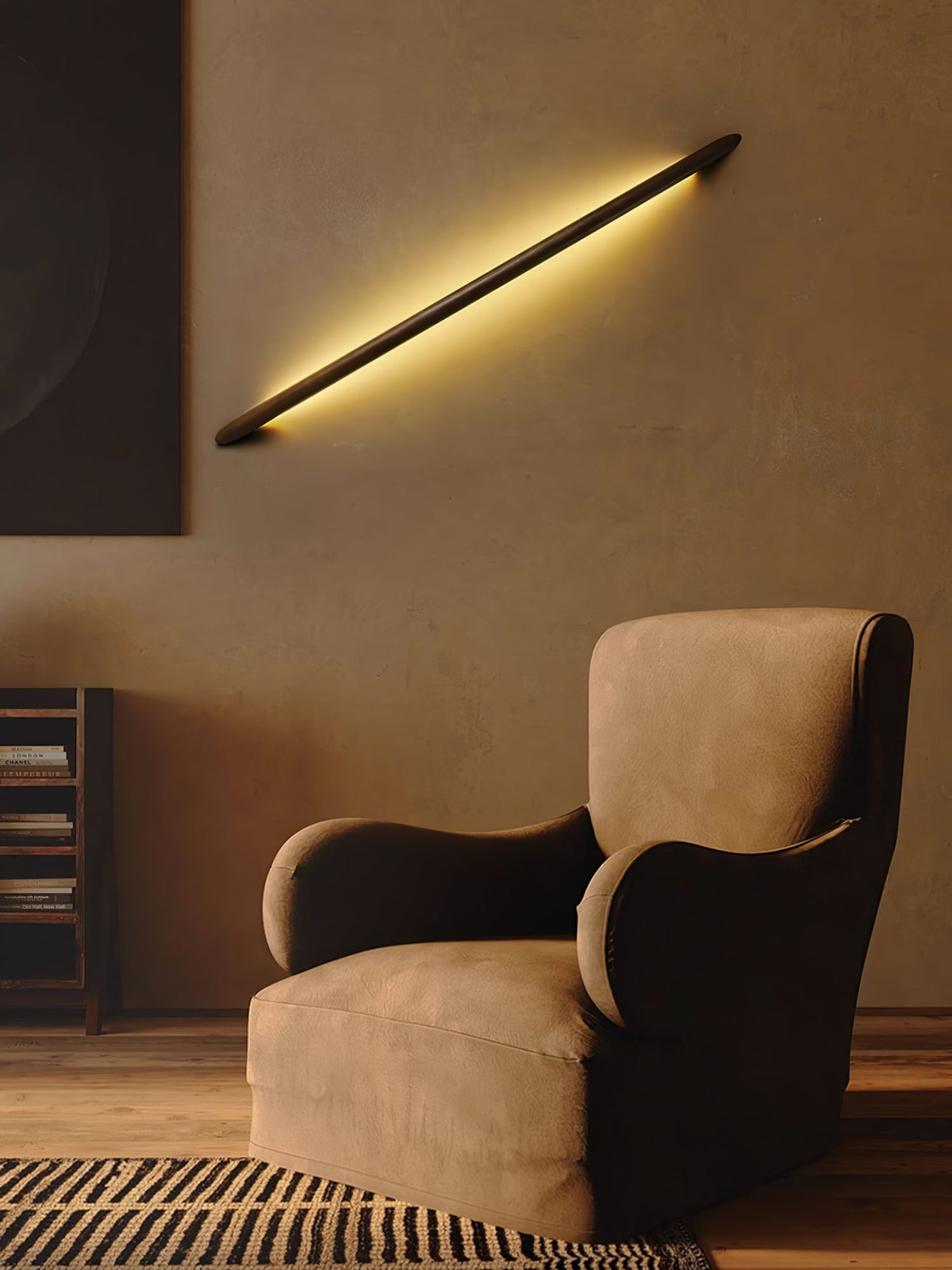 Linea Tapered Wood LED Wall Sconce - product view 54