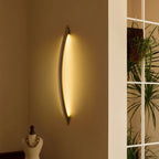 Linea Tapered Wood LED Wall Sconce - product view 57