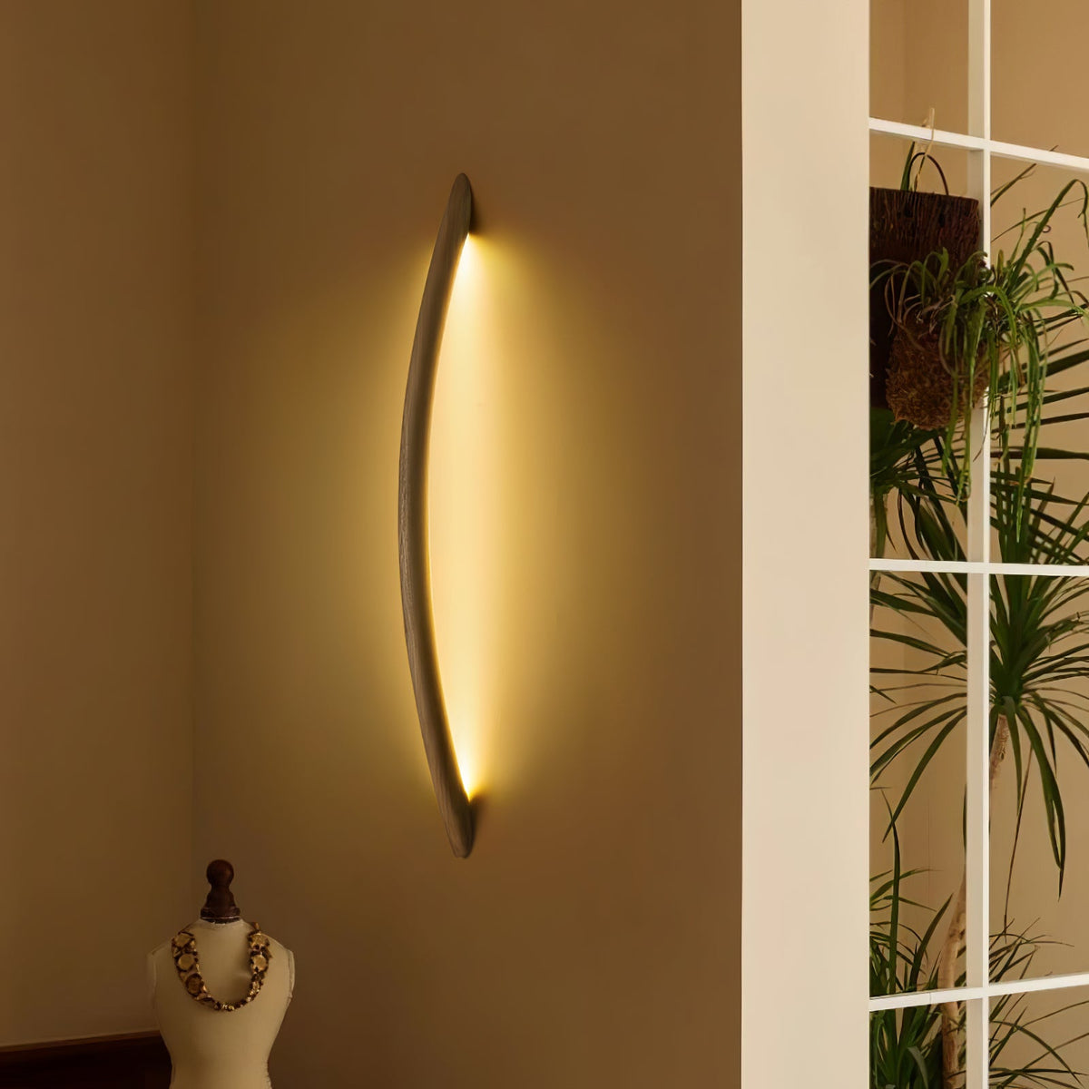 Linea Tapered Wood LED Wall Sconce - product view 57