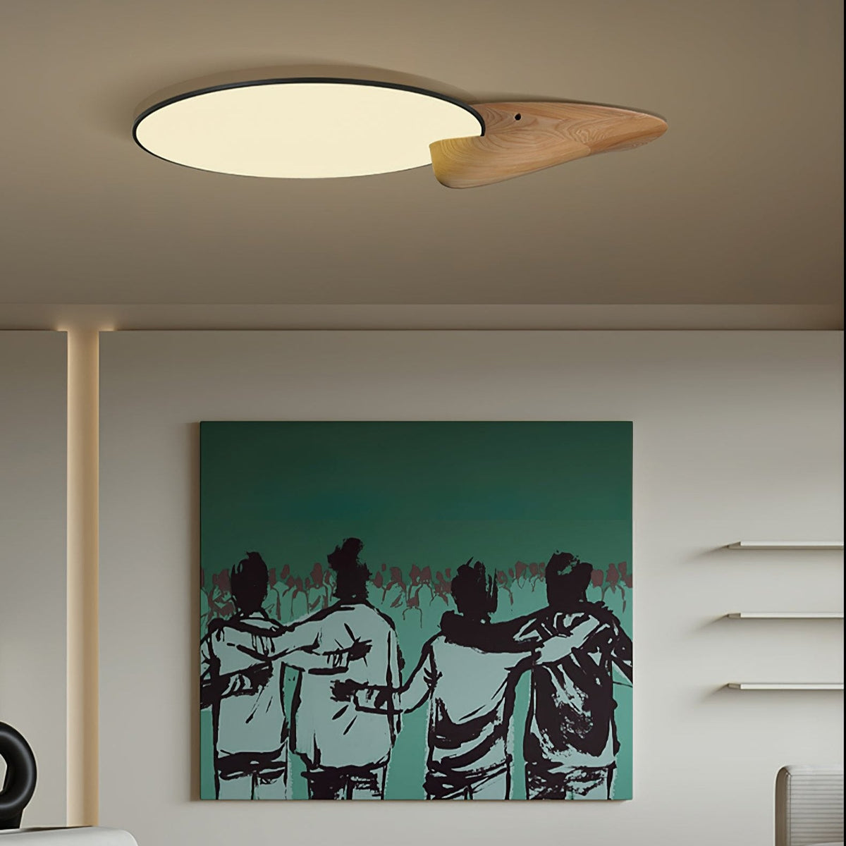 Lone Peak Ceiling Lamp — product and interior detail 2