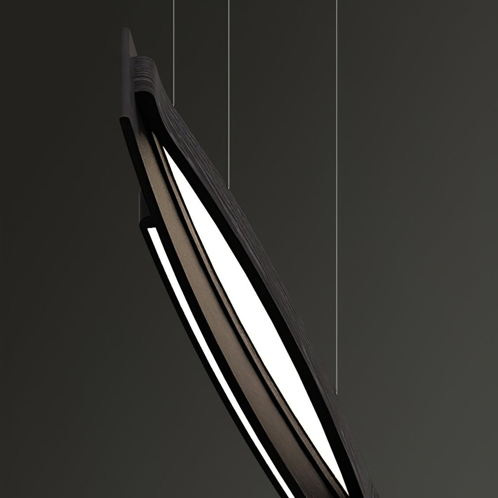 Lucien Linear Pendant Lamp — product and interior detail 5