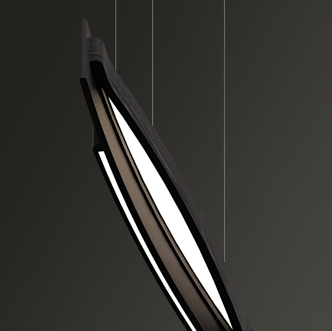 Lucien Linear Pendant Lamp — product and interior detail 5