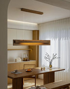 Lucien Linear Pendant Lamp — product and interior detail 10