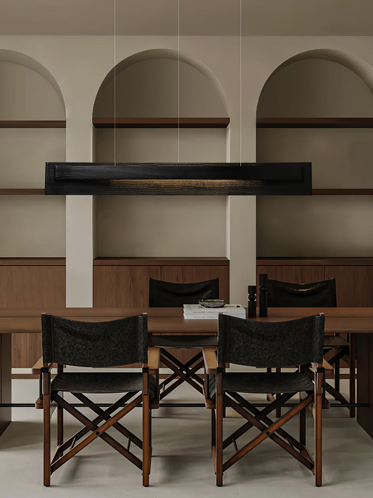 Lucien Linear Pendant Lamp — product and interior detail 16