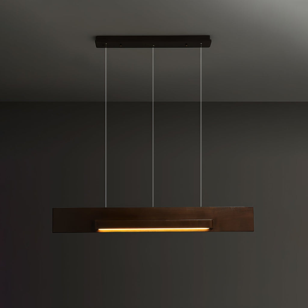 Lucien Linear Pendant Lamp — product and interior detail 18