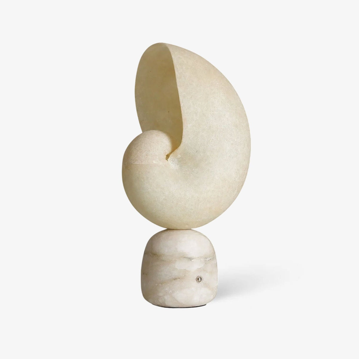 Lumora Alabaster Shell LED Table Lamp – table lamp view 1