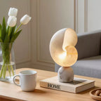 Lumora Alabaster Shell LED Table Lamp – table lamp view 7