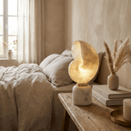 Lumora Alabaster Shell LED Table Lamp – table lamp view 11