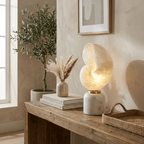 Lumora Alabaster Shell LED Table Lamp – table lamp view 12