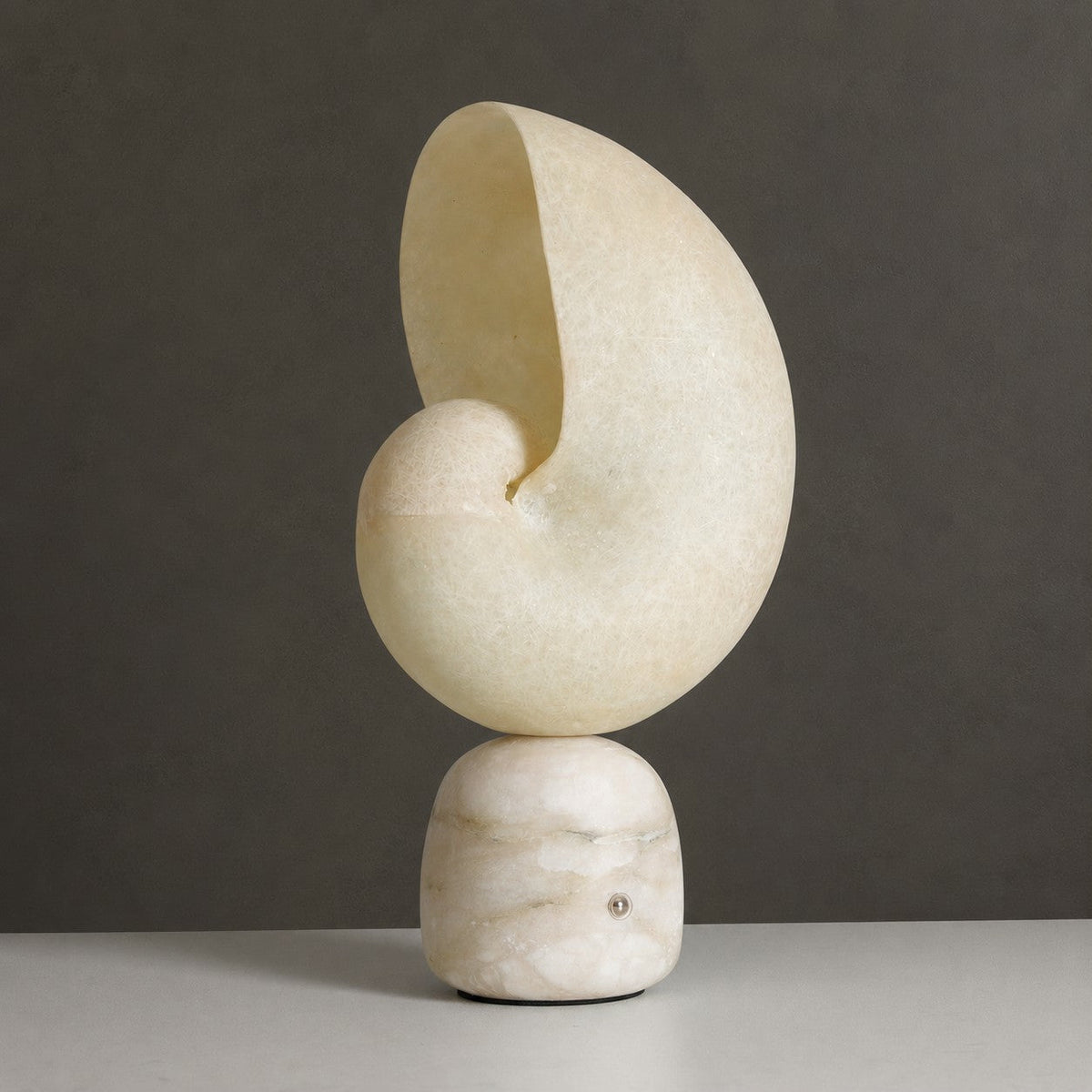 Lumora Alabaster Shell LED Table Lamp – table lamp view 19