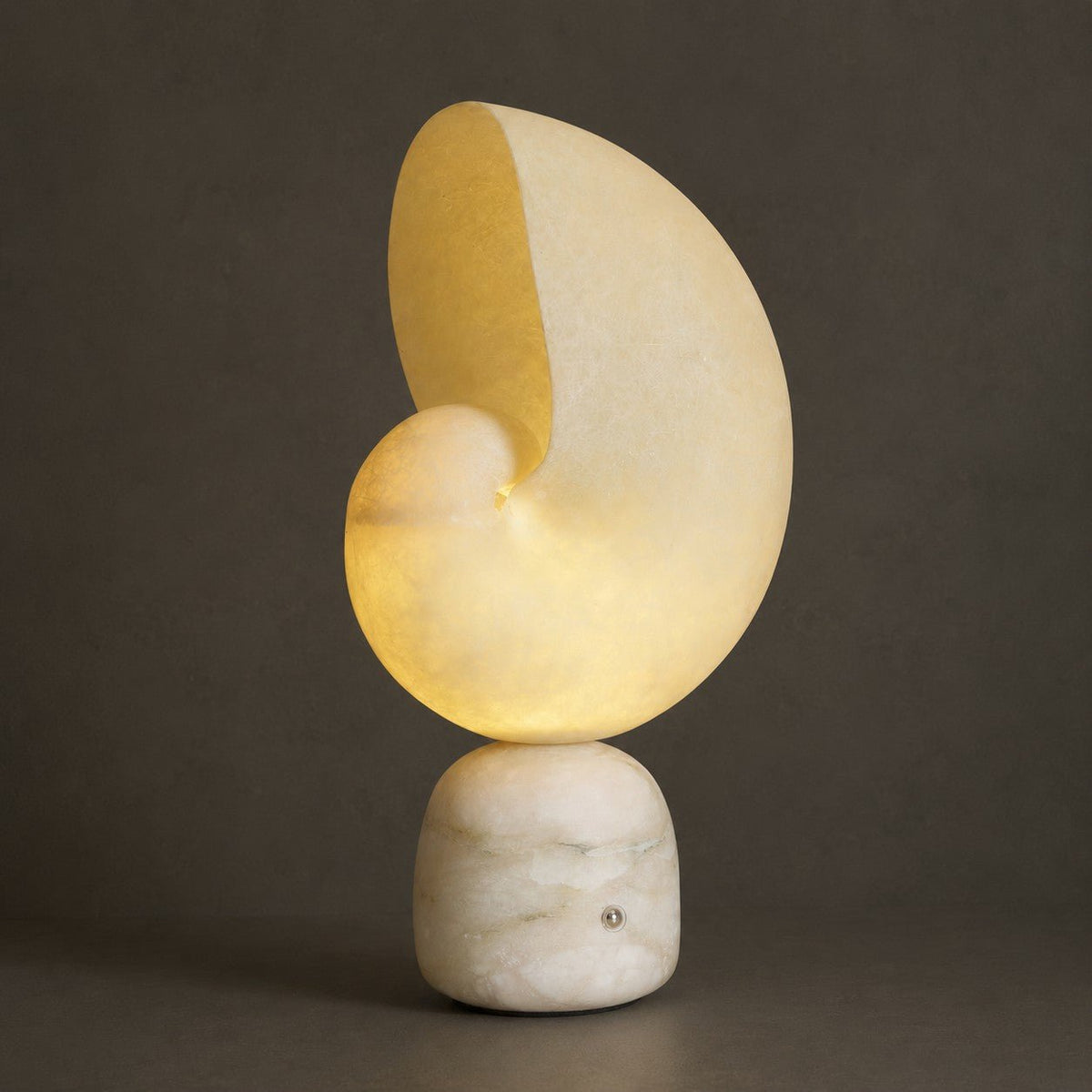 Lumora Alabaster Shell LED Table Lamp – table lamp view 20