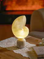 Lumora Alabaster Shell LED Table Lamp – table lamp view 23