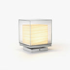 Lunel Glass Cube LED Table Lamp — product view