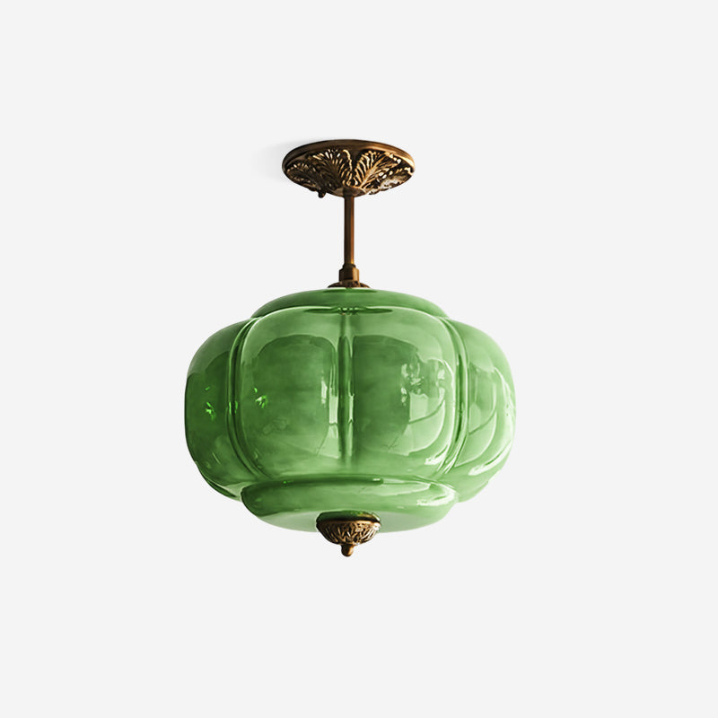 Maravine Rippled Glass Ceiling Light — product view