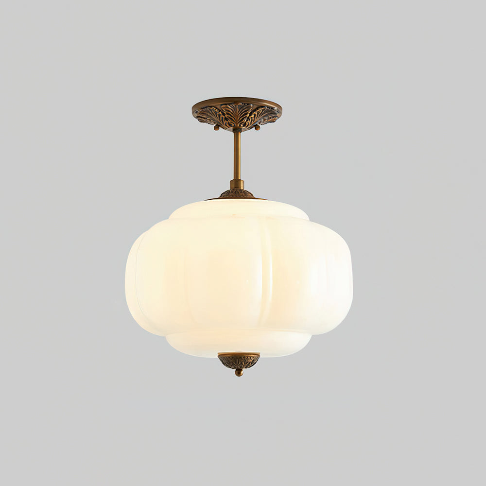Maravine Rippled Glass Ceiling Light — design and interior detail 7
