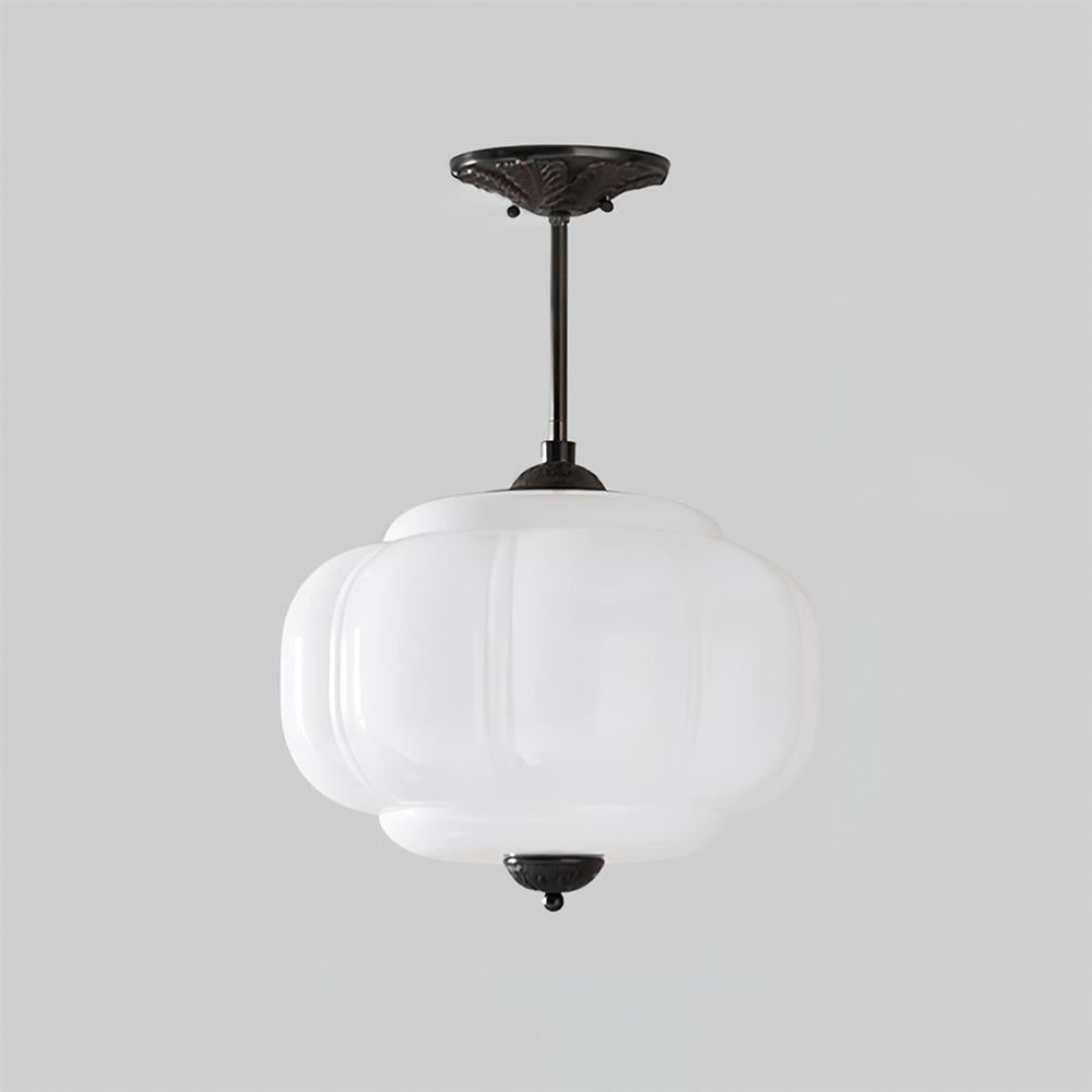 Maravine Rippled Glass Ceiling Light — design and interior detail 8
