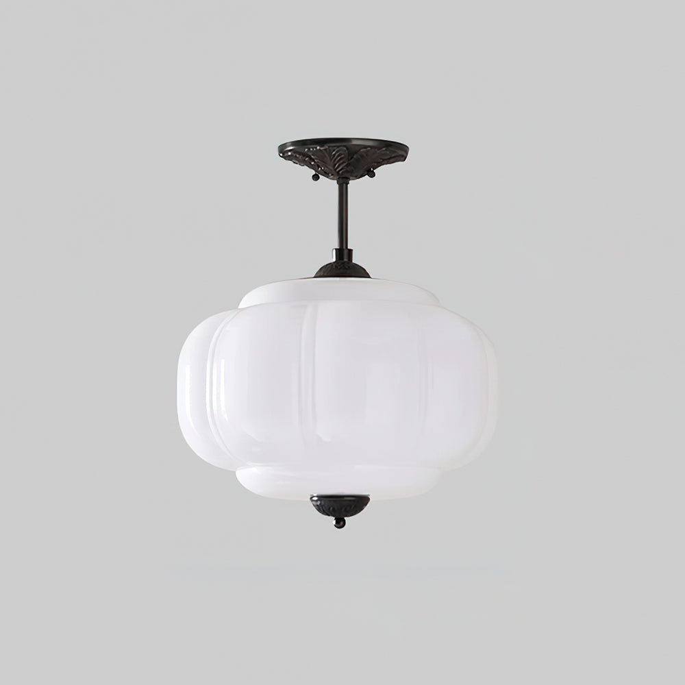 Maravine Rippled Glass Ceiling Light — design and interior detail 9