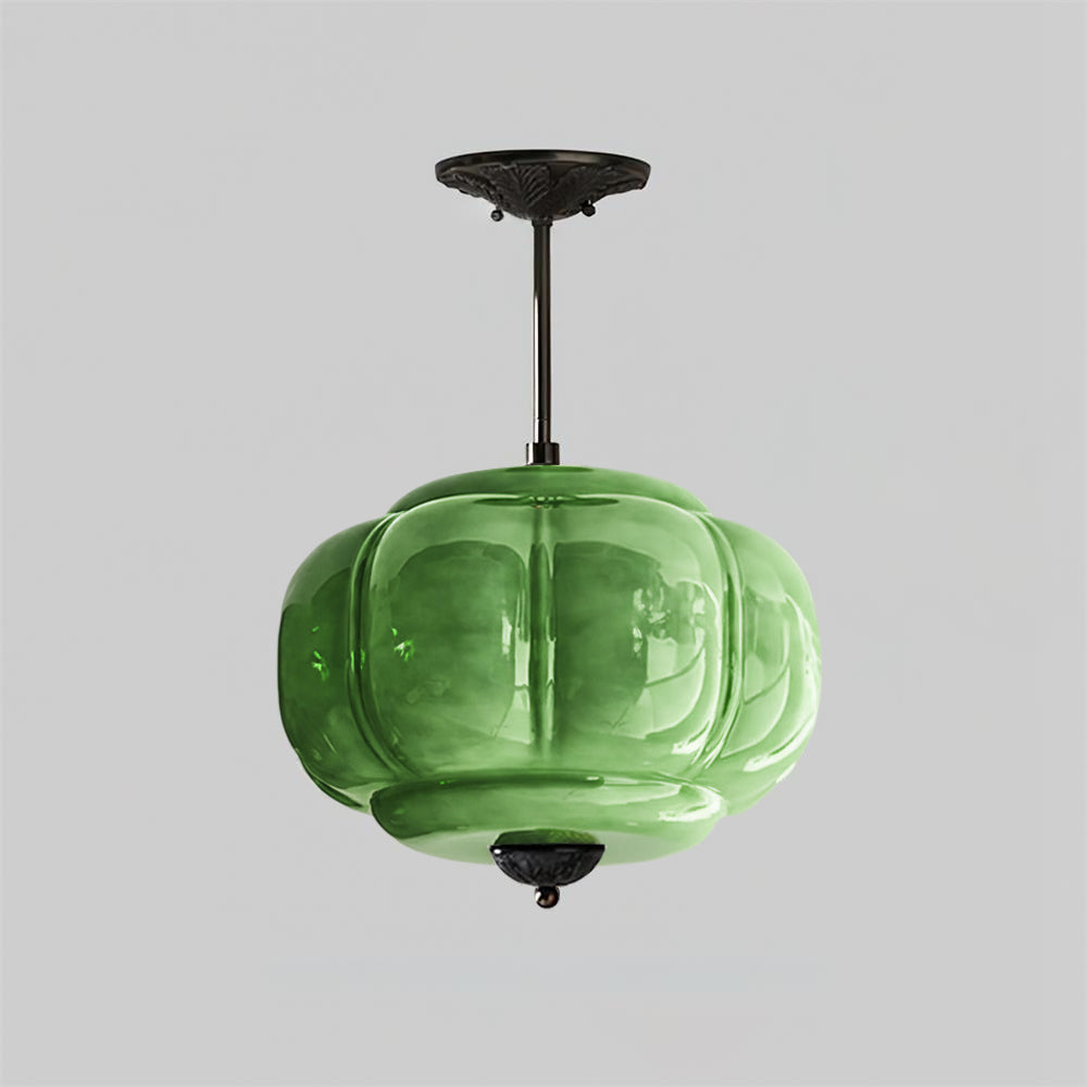 Maravine Rippled Glass Ceiling Light — design and interior detail 11